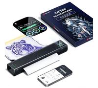 Phomemo M08F Plus Imprimante pour Tatouage avec Papier Transfert pour Tatouage Premium (110 pièces)