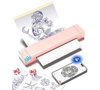 Phomemo M08F Thermocopieur Tatouage pour Artistes de Tatouage et Débutants, Compatible avec Smartphone & PC avec 10pcs Papier de Tatouage