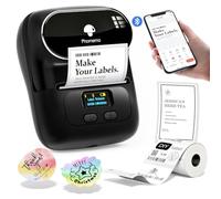 Phomemo M110 Imprimante d'étiquettes Portable Bluetooth pour Smartphones iOS et Android Étiqueteuse de Codes-Barres Étiqueteuse pour étiquettes Autocollantes