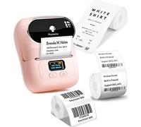 Phomemo M110 imprimante Etiquette autocollante, Set de 3 Rouleaux d'étiquettes, Machine Etiquette Autocollantes, imprimante d'étiquettes Bluetooth pour téléphone et PC