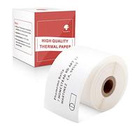 Phomemo M110/M120/M200/M220/M221 Étiquette autocollante carrée pour imprimante Phomemo M110-40 x 60 mm - 130 étiquettes/rouleau