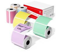 Phomemo M110 M120 M200 M220 M221 étiquettes - Étiquettes thermiques rectangulaires pour prix, nom, adresse, logo, code-barres, 40 mm * 30 mm, 230 pièces/rouleau, 6 rouleaux