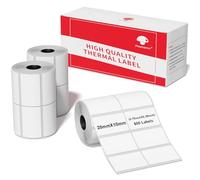 Phomemo M110/M220/M221/M200/M120/M100/M108/M150/M250/M260 Étiquettes autocollantes, lot de 3 rouleaux de 20 x 10 mm (0,78" x 0,39") Papier pour étiquettes thermiques pour étiqueteuse Phomemo. 600