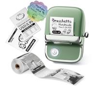 Phomemo M150 Imprimante Etiquette Thermique, Portable Étiqueteuses Bluetooth imprimante Étiquette pour Codes-Barres, QR Codes, Étiquettes Alimentaires, Compatible Maison & Petite Entreprise