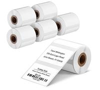 Phomemo M220 D'étiquettes Thermique de Multi-usages, Compatible avec l'imprimante D'étiquettes Phomemo M220 M250 M221 M120 M150 M108 M110 M421, 40x30mm, 230 étiquettes/rouleau, 6 Rouleaux