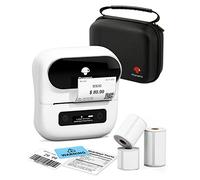 Phomemo M220 Étiqueteuse Bluetooth pour Code-Barres, adresse, Maison, courrier, Petite Entreprise, vêtements, étiqueteuse Portable avec Sac à étiquettes à 3 Rouleaux