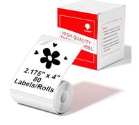 Phomemo M220 Étiquettes Thermiques Autocollantes en Papier Pour Imprimante - Compatible avec les Imprimantes D'étiquettes Phomemo M220 M250 M221 M421, 54x101mm, 80 étiquettes/rouleau