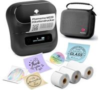 Phomemo M220 Imprimante D'étiquettes Thermiques, Bluetooth étiquettes