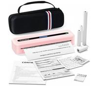 Phomemo M832 Imprimante Thermique A4 sans Encre, Compatible avec Phones & Laptop, IImprimante sans Encre avec Mallette de Transport et 4 Rouleaux de Papier Thermique