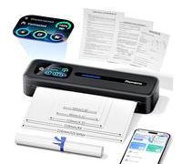 Phomemo M832D Imprimante Thermique, Imprimante Thermique A4 avec Écran Tactile pour Maison et Bureau sans Encre, Imprimantes Mobiles 300 dpi Compatible avec iOS et Android, Phones & Laptop