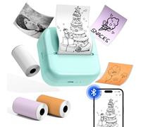 Phomemo Mini imprimante M02X - Mini imprimante portable - Bluetooth Inkless - Imprimante thermique pour la poche de pantalon pour apprendre, prendre des notes et des photos