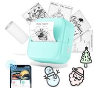 Phomemo Mini Imprimante - M02X Thermique Bluetooth Imprimante Autocollante Portable, sans Encre Printer pour Apprendre, Prendre des Notes et des Photos