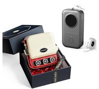 Phomemo P15 Ruban Etiqueteuse, Étiqueteuse rétro avec boîte Cadeau and D30 Étiqueteuse Bluetooth, Mini Étiqueteuse Autocollante