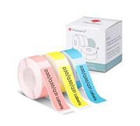 Phomemo Q31/Q30 Étiquettes Adhésives Rose/Jaune/Bleu 14 x 50 mm Étiquettes thermiques pour Phomemo Q31/Q30S/Q30 etiqueteuse