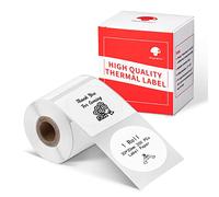 Phomemo Rond D'étiquettes Thermiques Pour Imprimante D'étiquettes M220 M250 M120 M110 M200 M221, Papier D'étiquettes Auto-adhésif Utilisé Pour l'impression de Logo,30x30mm, 200 étiquettes/roulea