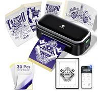 Phomemo Thermocopieur Tatouage TP31, Imprimante Stencil Tatouage Imprimante de Tatouage Portable, Transfert Tatouage Machine Copieur avec 30 Feuilles Papier Transfert Compatible avec iOS, Android