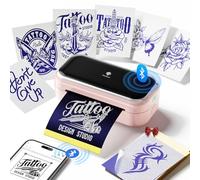 Phomemo TP31 imprimante Stencil Tatouage, 2025 Upgraded Imprimante Tatouage Thermocopieur Tatouage avec 30 Feuilles Papier Transfert,Stencil Tatouage Transfert Compatible avec iOS, Android