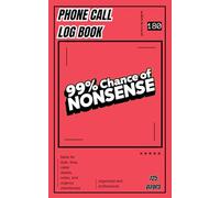 Phone Call Log Book Small: 5 x 8 | Compact Organizer to Track Calls, Contacts & Notes | 180 Organized Entries | Voicemails, Messages and Important ... Log for Inbound & Outbound Calls