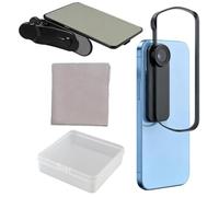 Phone Camera Mirror - Reflection Clip Attachment, Back Photo Clamp, | Smartphone Reflection Tool - Adjustable Mirror Angle, Secure Grip Clamp, Compact Carry Pouch, Universal Fit Design, Creative