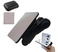 Phone Camera Mirror Reflection Clip - Universal Clip-on Lens | HD Glass Mirror for Creative Smartphone Photography | Reflection Tool - Vlogging Selfies
