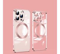 Phone Case - New Version 2.0 Clean Lens for iPhone Case with Camera Protector for iPhone 13 12 11 Pro Max, Drop Protection Dust Safe Magnetic Slim Phone Case Protective Cover (Rose Gold,for iPhone 11)