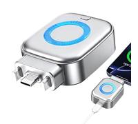 Phone Charger - 6.8x4.5x2.2cm Smart Adapter | 140W Auto Power Off Disconnect Protector | Overload Safety PC Silver Type-C 0-5A 5-28V Mobile Computer Tablet Travel Fast Safe Use
