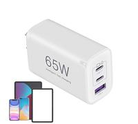 Phone Charger la prise murale, bloc de chargeur mural USB, 65 W tête de brique de chargeur mural multiple de port - Cube de charge d'appareils électroniques compacts pour appareils photo