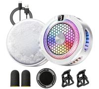 Phone Cooling Fan - Magnetic Cliр-on USB Cooler | 3 Speeds, RGB Lights