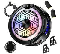 Phone Cooling Fan - Magnetic Cliр-on USB Cooler | 3 Speeds, RGB Lights