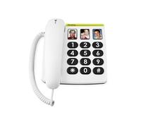 Doro Téléphone filaire PhoneEasy 331PH – analogique – 1 entrée – Blanc