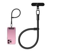 Phone Hand Strap - Self-locking Cell Phone Lanyard, Universal Handed Reading Grip Holder, Secure Smartphone Neck Strap For Hands-free Carry Outdoor Party Travel Walking Camping Hiking Picnic