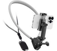Phone Holder Neck POV/Vlog with Phone Clip,Hands Free Selfie Holder,Video Recording for iPhone 15 14 Pro and All Phones for GoPro Insta360
