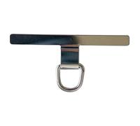 Phone Lanyard, Tether Patch, Wearable Safety Sleek Design Metal Reinforcement Pocket Friendly Easy Install, Phone Accessories for Fits All Smartphones