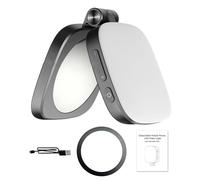 Phone Light for Pictures - Magnetic Folding LED Light, Adjustable Brightness, Cool Gadget with Makeup Mirror, Rechargeable Photography Accessory | Phone Lights for Video Recording Laptop Tablet