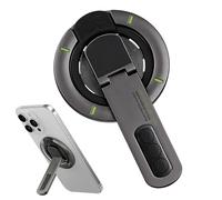 Phone Magnet Ring Mount - 360 Degree Rotating Magnetic Stand, Double-Sided Desktop Holder, Tripod Compatible | Support Pour Téléphone Hommes Femmes Adulte Enregistrement Tournage Streaming Chevet Mais