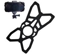 Phone Mount Tether - Motorcycle Silicone Strap, Lightweight Handlebar Web Grip, Security Cellphone Band | Flexible Anti Drop Cradle Net, Bicycle Riding Fall Prevention Safety Bracket Stabilization Web