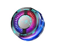 Phone Pad, Cell Phones Cooling Fan, 2.48x2.48x1.02 inches LED Display Semiconductor Cellphone Accessories, Phone Magnetic Radiator for Home, Streaming, Office, Tablet and Outdoor