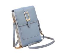 Phone Pouch, Long Strap Zips Card Slots, Touchscreen Phone Crössbody Bag