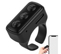 Phone Ring Controller, Wireless Camera Remote Shutter & Media Control for Seamless Selfies, Video Recording, and Music