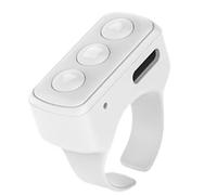 Phone Ring Controller, Wireless Camera Remote Shutter & Media Control for Seamless Selfies, Video Recording, and Music