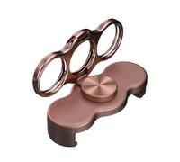 Phone Ring Holder - 8x3.6x2.5cm Foldable 360° Rotating Double-Ring Grip | Three-Finger Mobile Stand, Adjustable Back Clip for Phones & Tablets, Desk, Car, Office