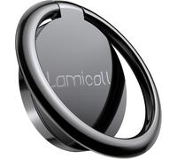 Phone Ring Holder, Phone Holder - Ring Holder For Iphone 13, 12, 11 Pro Max, Se Xs Max Xr X 8 7 6 5, Huawei, Samsung S10 S9 S8, Other Android Smartphones Aluminium ¿ Black