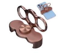 Phone Ring Holder Stand - 360° Rotating Precision Grip, Foldable Metal Case Finger, Heavy Duty -Angle Desk Mount, Slim Ultra-Strong Adhesive Hook, Rugged Design | for Smart Devices