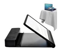 Phone ScreenAmplifier - 12in Foldable HD Magnifier, ABS+PMMA Material, 3-5X Image Enlarger with Built-in Speaker, 5.0, USB & Playback | Stand for Watching Movies, Videos, and Stream