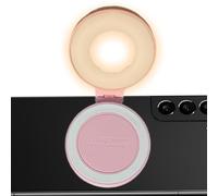 Phone Selfie Light Lumière magnétique pour téléphone portable | Lampe réglable à 360 degrés avec miroir pour enregistrement vidéo, conférence, maquillage en plein air
