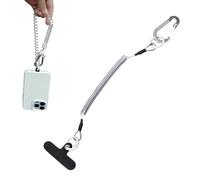 Phone Tether - Retractable Anti Drop Smartphone Safety Strap, Secure Spring Coil Phone Lanyard For Hiking Fishing Travel And Daily Outdoor Activities | Mobile Protection System Design, Commuting