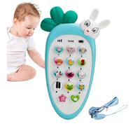 Phone Toy - Carrot Music Cell Phone for | Teething Learning Toy with Breathing Light and Sound Effects, Early Educational Gift for Boys Girls 6 Months Plus