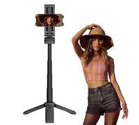 Phone Tripod & Selfie Stick, Adjustable Cell Phone Tripods, Wireless Remote Phone Tripod, Integrated Smartphone Tripod, Tripod for Travel & Vlogging, Adjustable Selfie Stick, Portable Tripod for Phone