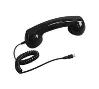 Phone Type-C Clear Audio Landline Speaker Retro Phone Handset for Cell | With Microphone Handset For Cell Phone For Home, Classroom, House, Halloween, Christmas, Video Conferences,