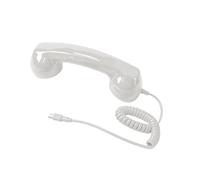 Phone Type-C Clear Audio Landline Speaker Retro Phone Handset for Cell | With Microphone Handset For Cell Phone For Home, Classroom, House, Halloween, Christmas, Video Conferences,